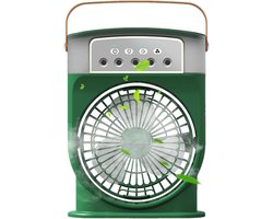 raagbare luchtkoeler met ijs- en mistfunctie, 3 windsnelheden, 7 kleuren LED-verlichting en timer,…