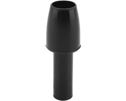 Koffiemachine Schuim Nozzle - Melkschuim Pijpje - Koffie Bereiden - Herbruikbaar en Wasbaar - 6.5 x 2 cm - Zwart
