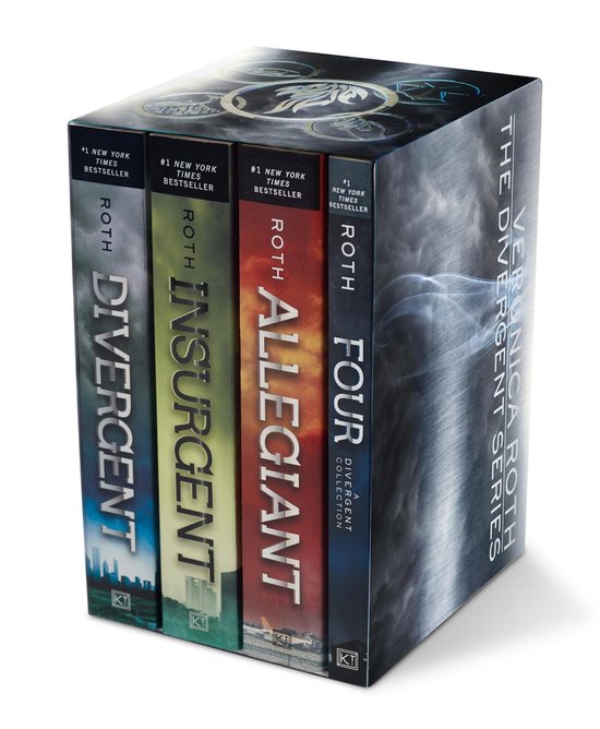 Divergent Series Set Divergent, Insurgent, Allegiant, Four - cover