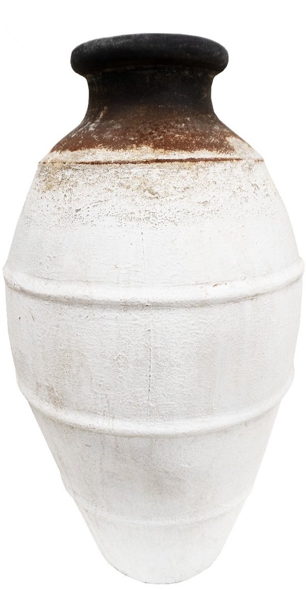 Vaas Boho Garis Wit