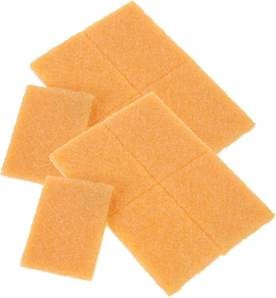 Reinigingsgum Set - Rubberen Blokken - Lijmresten Verwijderen - Textuur Vergroot Wrijving - 10 Stuks - Oranje