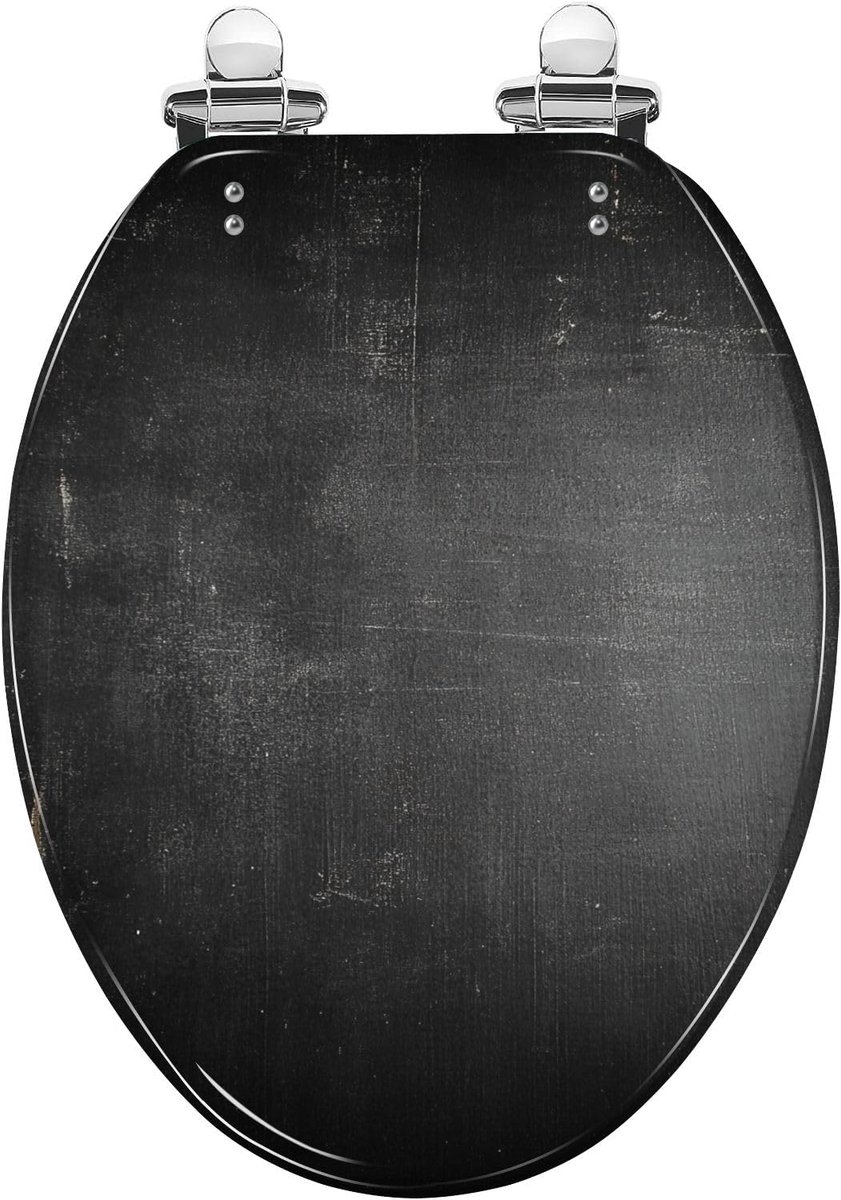 Toiletbril Hars - Langwerpige Deksel - Badkamer Vernieuwen - Soft Close Scharnieren - 60x50 cm - Multi-kleurig