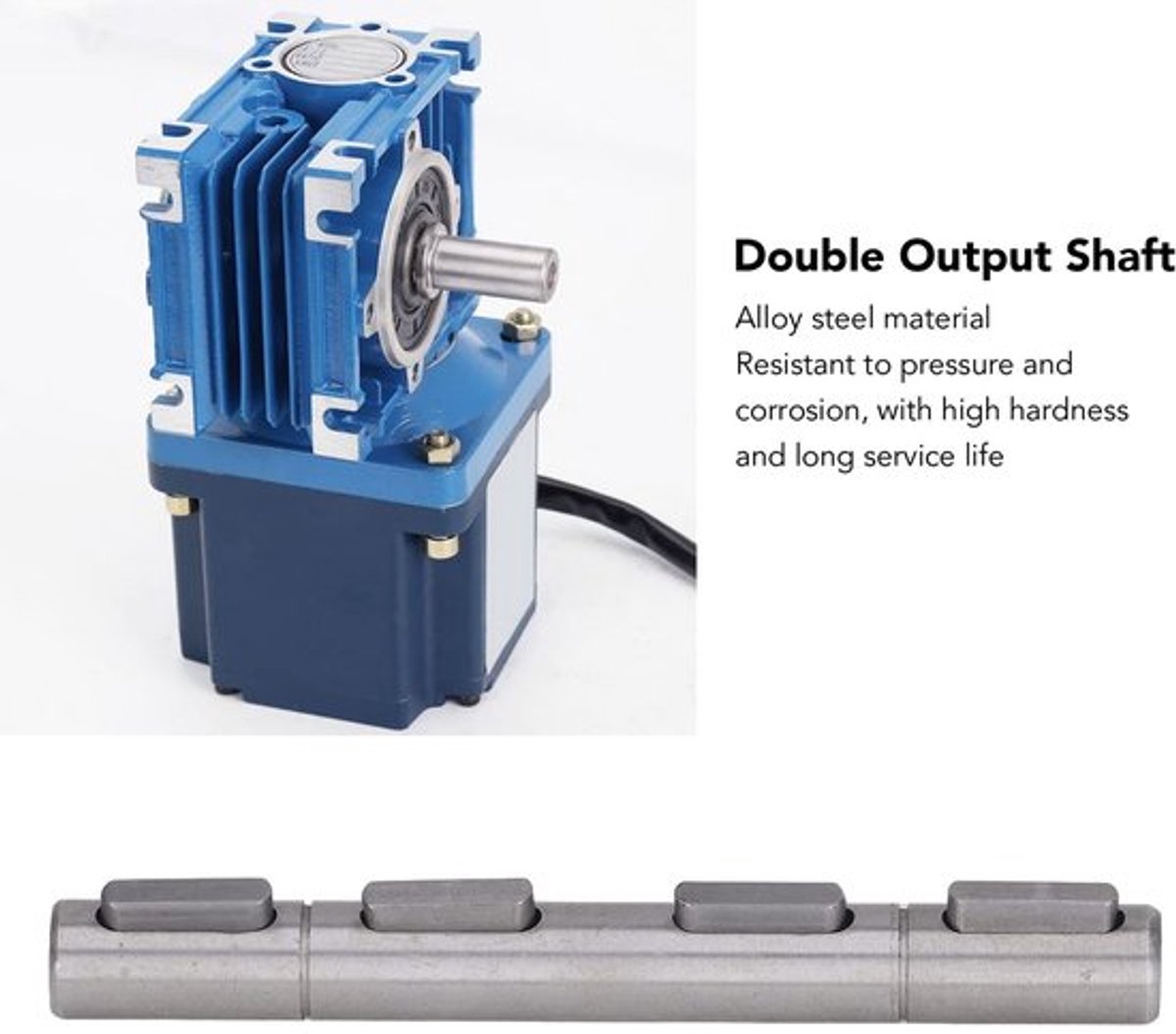 SPHProducts - Capaciteit uitgangsas dubbele wormversnellingsbak - Nmrv030