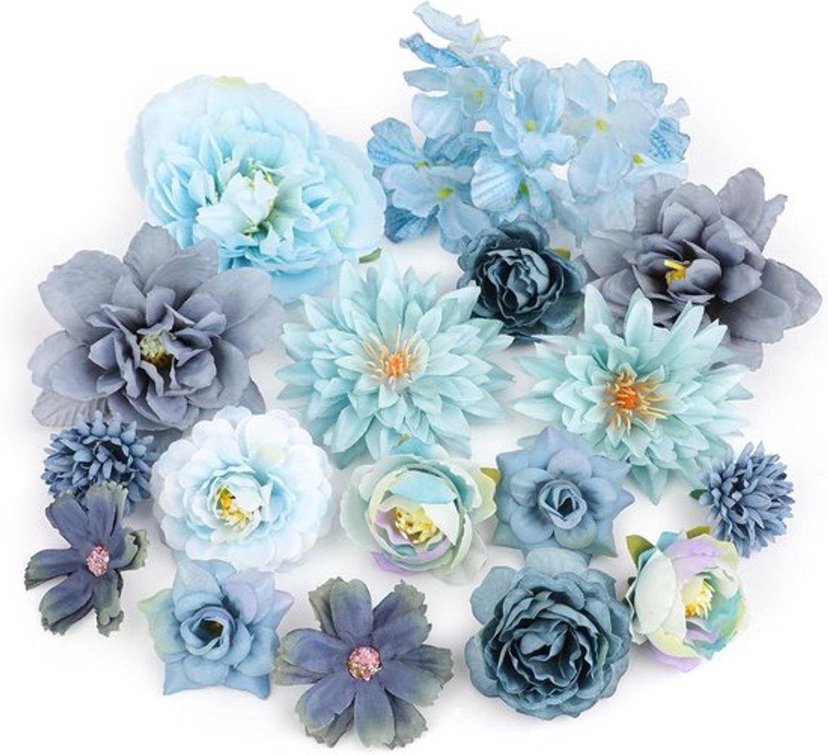 Kunstbloemen 17 stuks Inovra Plus nepbloemhoofden