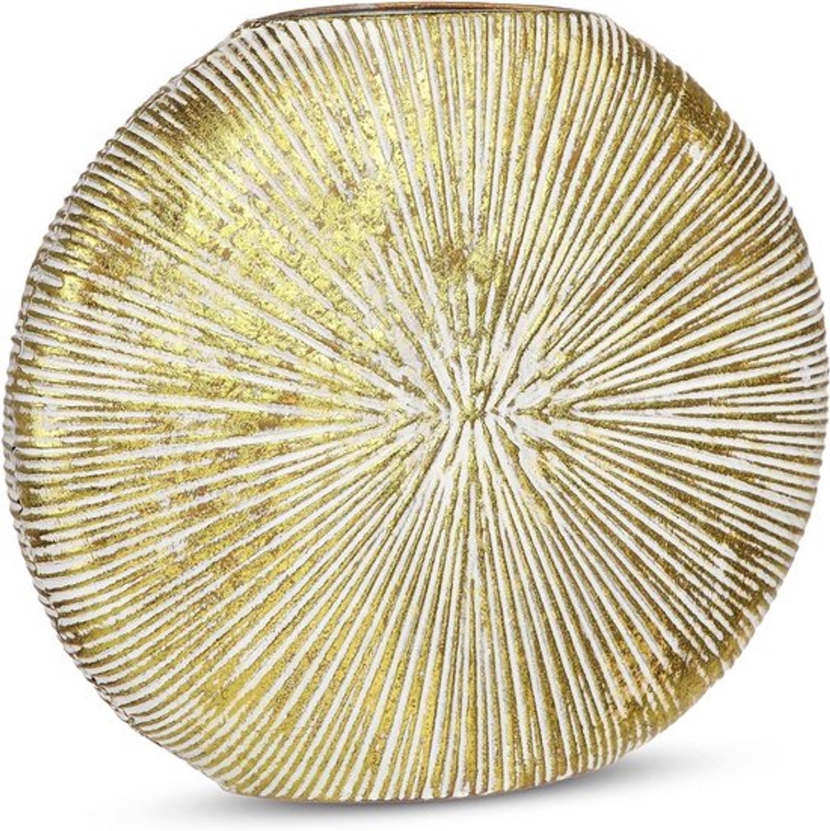 Moderne gouden decoratieve vaas 26 cm Allecto Plus