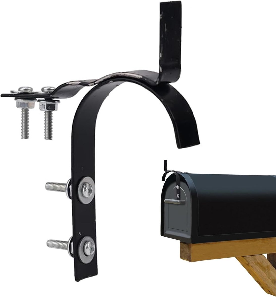 Brievenbus Vergrendeling - Brievenbus Sluiting - Post Veilig Houden - Stevige IJzeren Constructie - 6.5x4 cm - Zilverkleurig