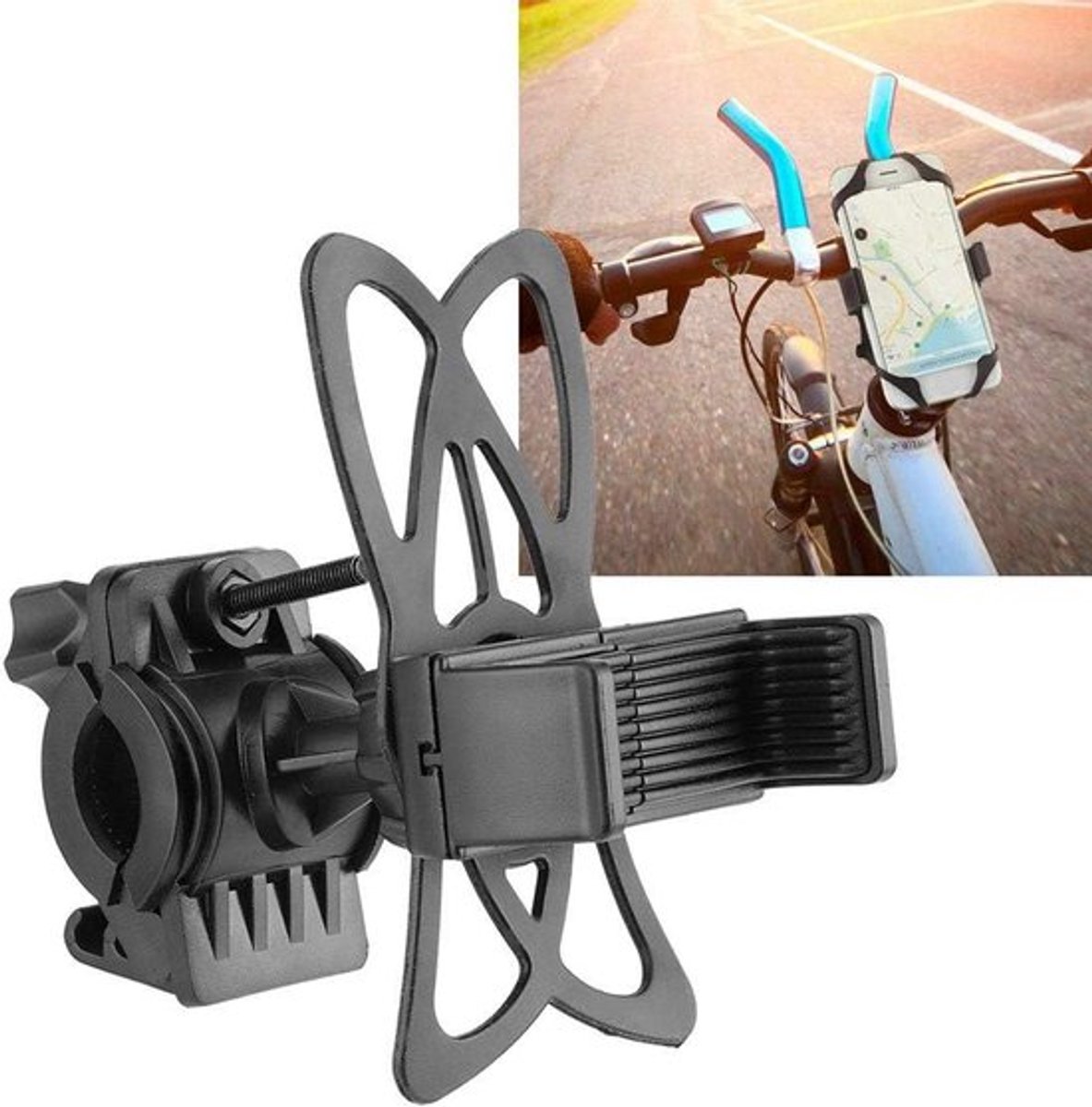 Allecto Plus - 360 - Universele telefoonhouder voor fiets en motor