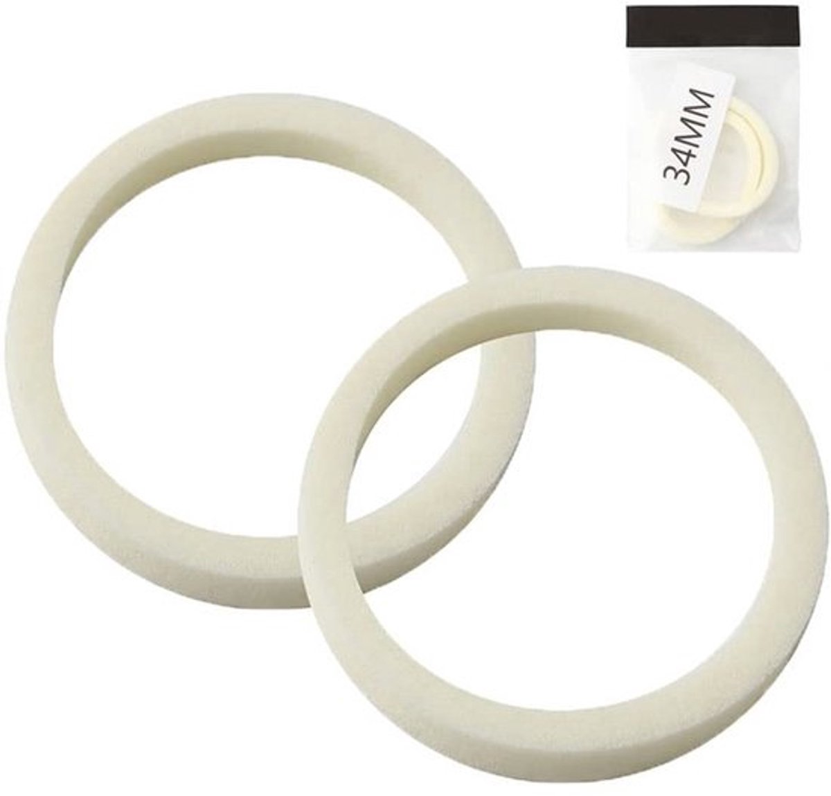 Dailygoods- Fiets Spons Ring - Olie Verzegeld - 2 Stuks - MTB