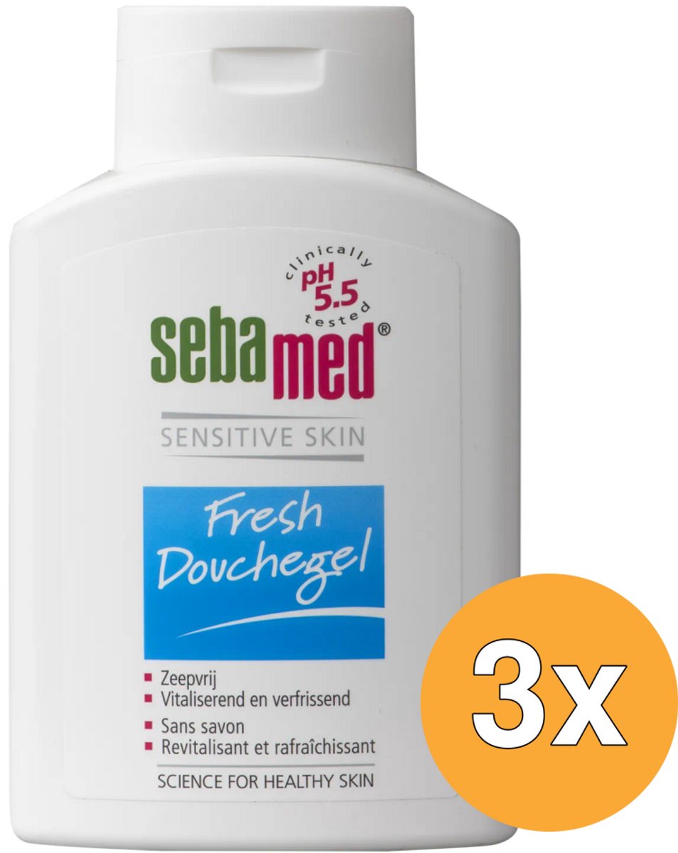 3x Sebamed Douchegel (200 ml)