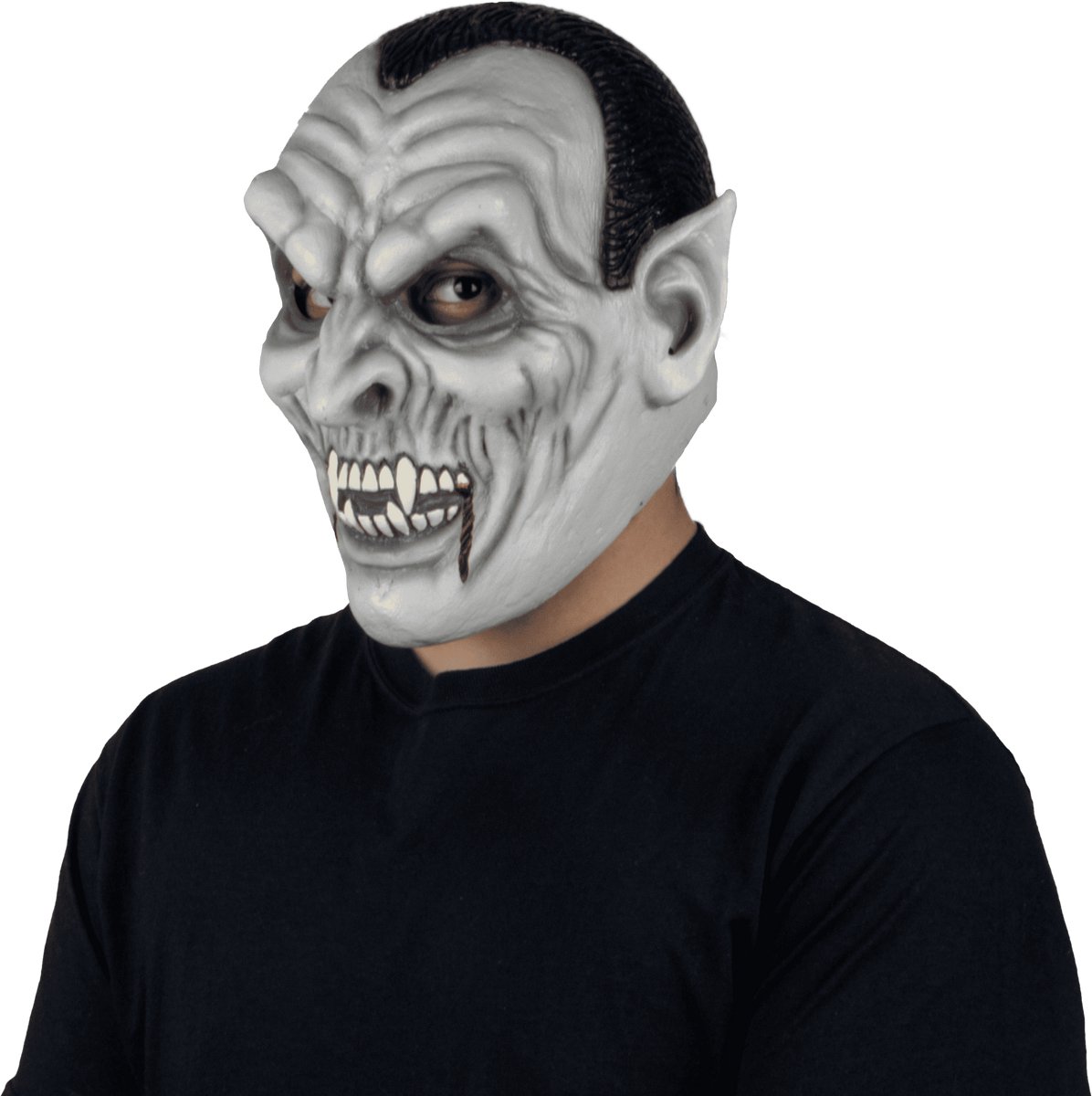 Partychimp Vampieren Masker Halloween Eng Horror Vampier Hoofdmasker voor bij Halloween Kostuum Volwassenen Carnaval - Latex - One Size