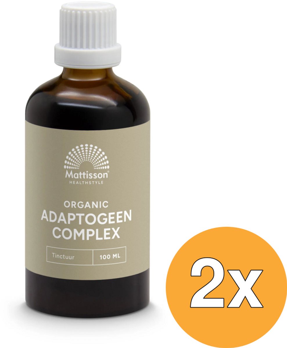 2x Mattisson Organic Meidoorn Complex Tinctuur (100 ml)