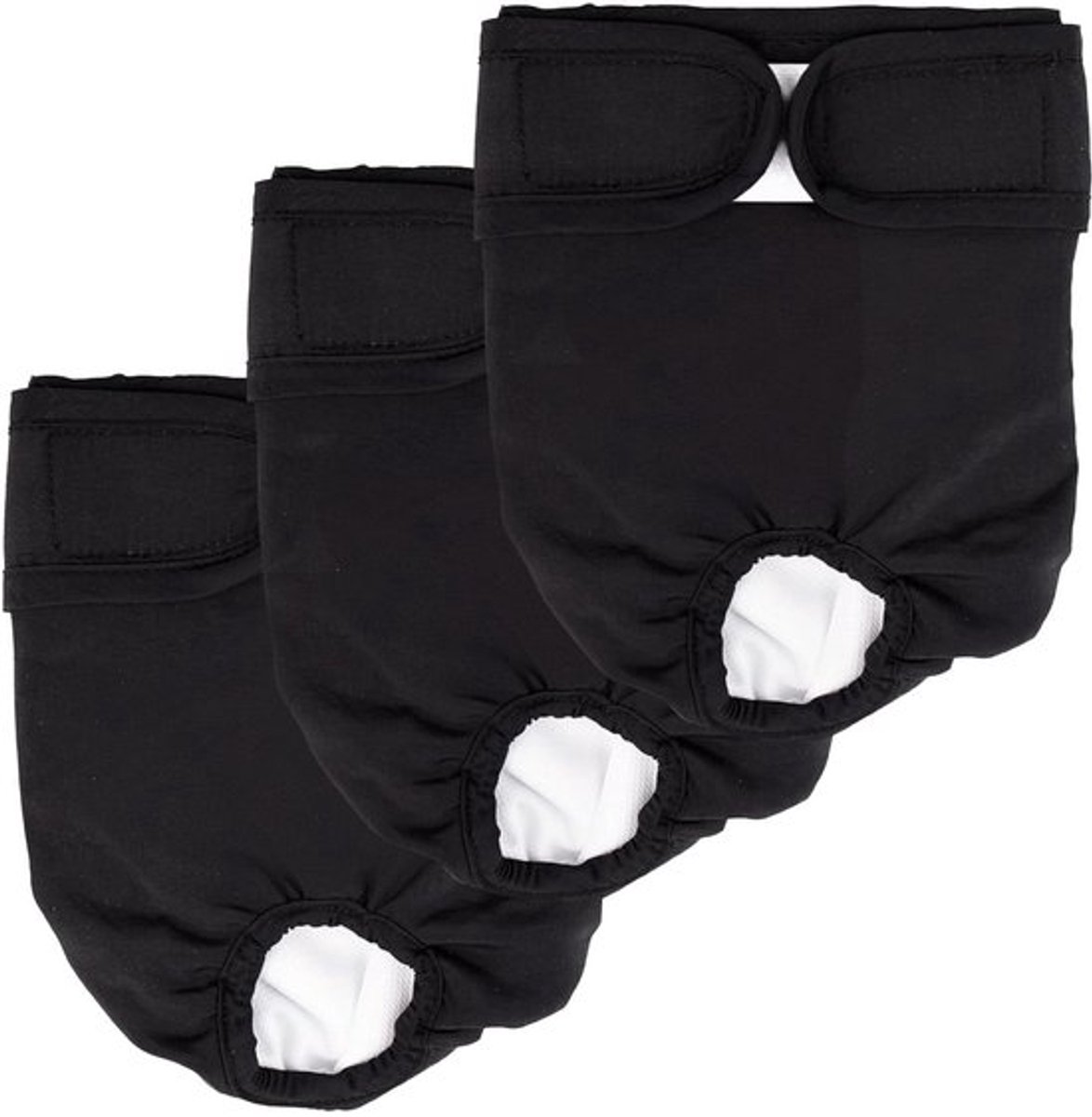 Dailygoody - Herbruikbare luiers - Wasbare luiers voor honden - Zwart