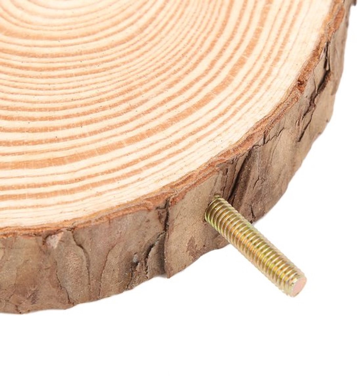 Allecto - Vogel Speelgoed - Ronde Houten Zitstang - Comfortabel en