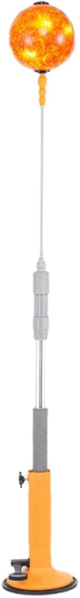 Bokszak - Snelheidstrainer - Reflex training - Verstelbare hoogte - 19.7cm breed - Oranje