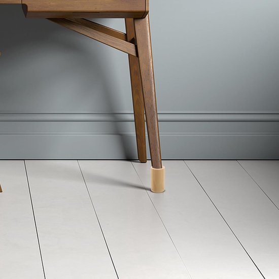Houten Cilinder Meubelverhogers - Tafelpoot Verhogers - Comfortabeler Zitten - Antislip Ronde Voetstukken - 2 Stuks - Lichtbruin — afbeelding 4