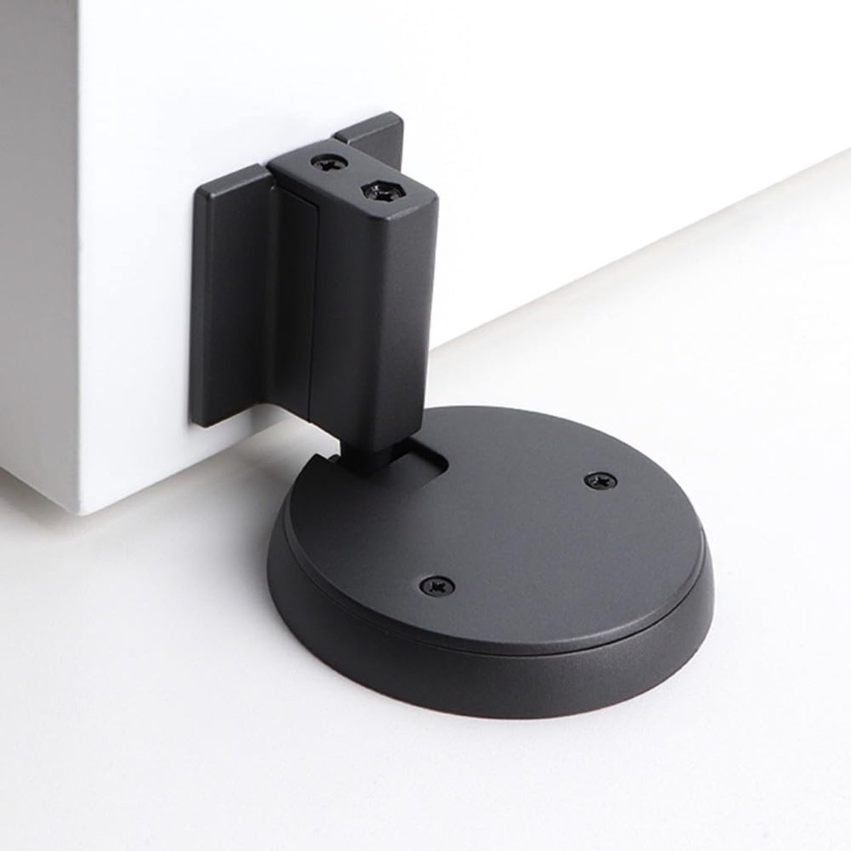 Magnetische Deurstop - Deurhouder - Muur Beschermen - Geen Boor Installatie - 10mm Hoogte - Zilver
