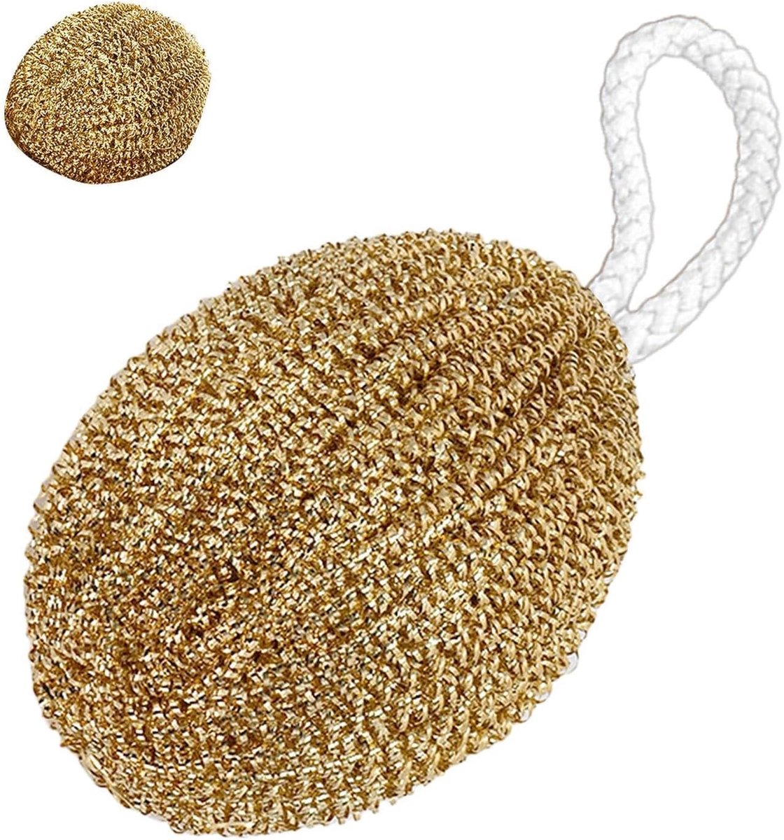 Keukenschrobber 2 stuks - Pannenreiniger Grillborstel - Hardnekkig Vuil Verwijderen - Metaalvrij Schrobben - 61 cm Schuurbal - Meerkleurig