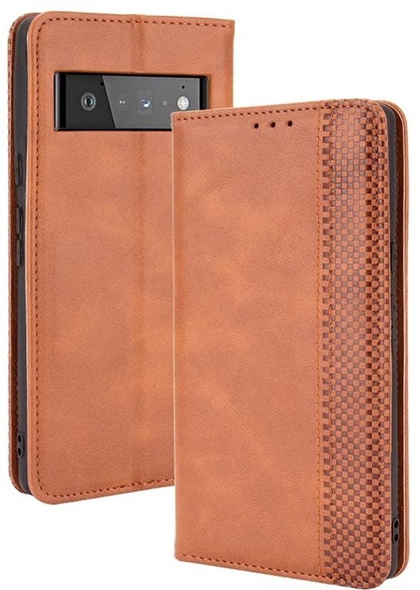 Lederen hoesje Google Pixel 6 - Allecto Portemonnee
