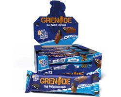 Grenade Grenade Oreo Milk Eiwitreep 18 x 35 gram – Melkchocolade & Oreo Smaak High Protein Snack