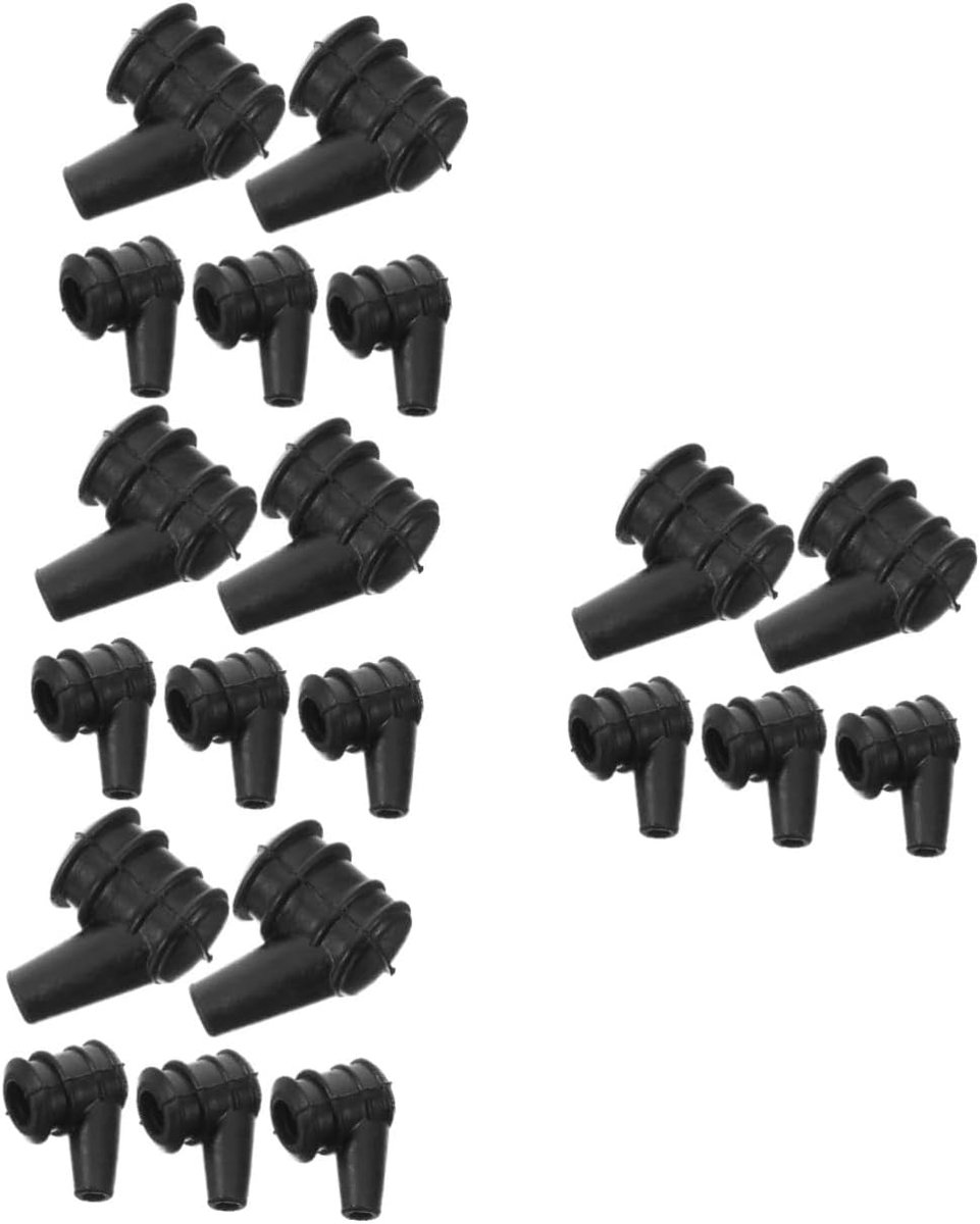 Bougies - Ontstekingsonderdelen - Machineonderhoud - Brede Compatibiliteit - 20 Stuks - Zwart