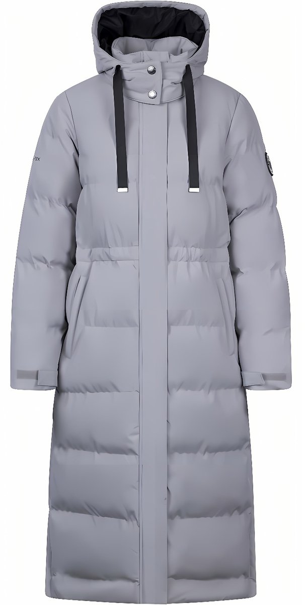 Trespass damesregenjas Colter Rainwear Jacket Platinum-M Zilver
