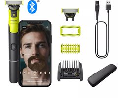 Philips OneBlade 360 Connected Face + Body - Trimmer, scheerapparaat en styler in één - QP4631/65