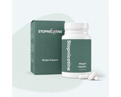StopNicotine - Stoppen met Roken - Supplement ter ondersteuning van gewichtsbeheersing tijdens het stoppen met roken - Met natuurlijke extracten - 60 Stuks