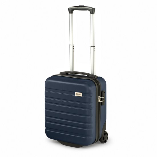 Princess Traveller Singapore - Underseater - Handbagage koffer geschikt voor oa Transavia, TUI, Vueling & WizzAir - Donker Blauw - ABS - 40x30x20cm - 19 liter