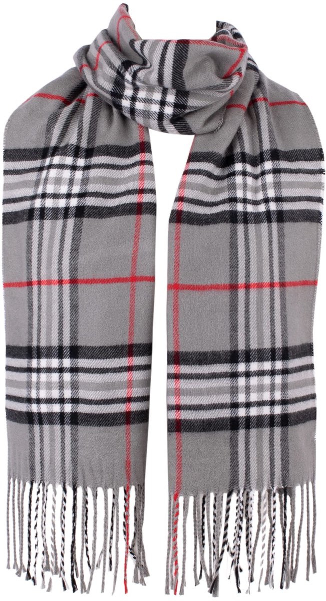 To Socks Super zachte klassieke geruite wintersjaal voor dames en heren, warm en stijlvol