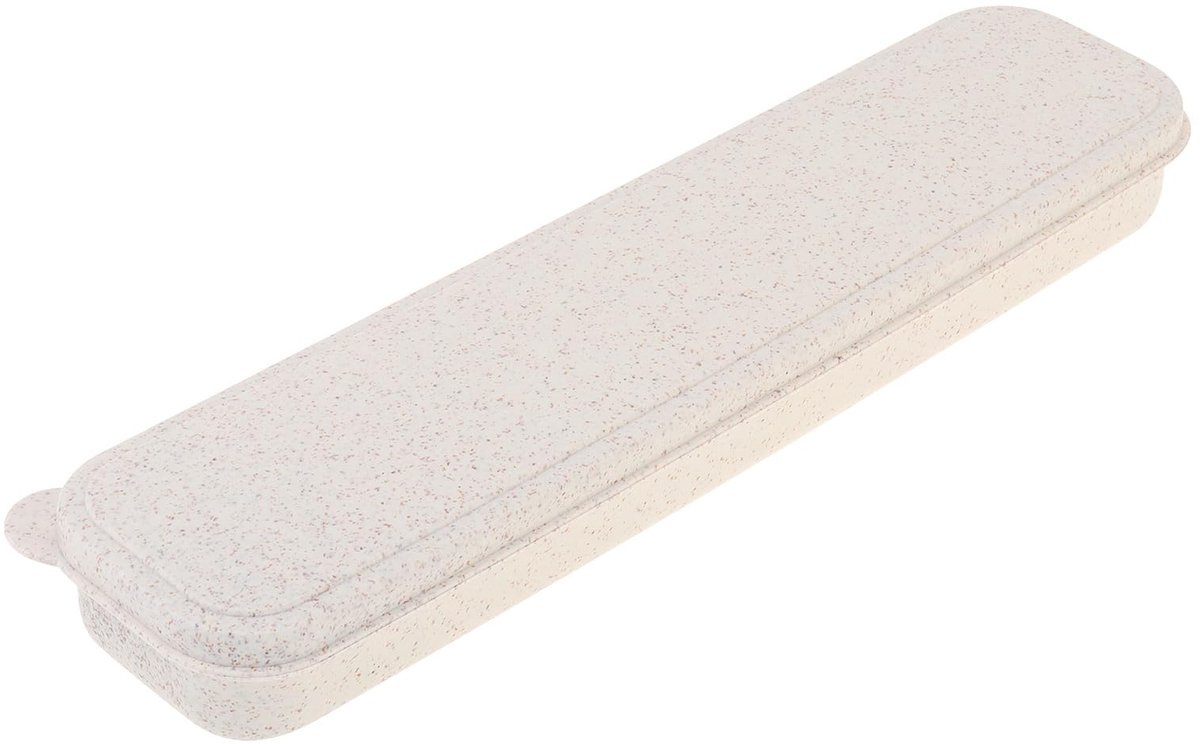 bestek reizen servies opbergdoos, reiskoffer servies opbergdoos, gebruiksvoorwerp lunchtas bestek, 25 x 6,0 x 2,5 cm