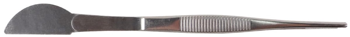 Pincet, lange steel, roestvrij staal, rechte en gebogen, pincet voor het losmaken van potgrond, schaven van gras (recht)