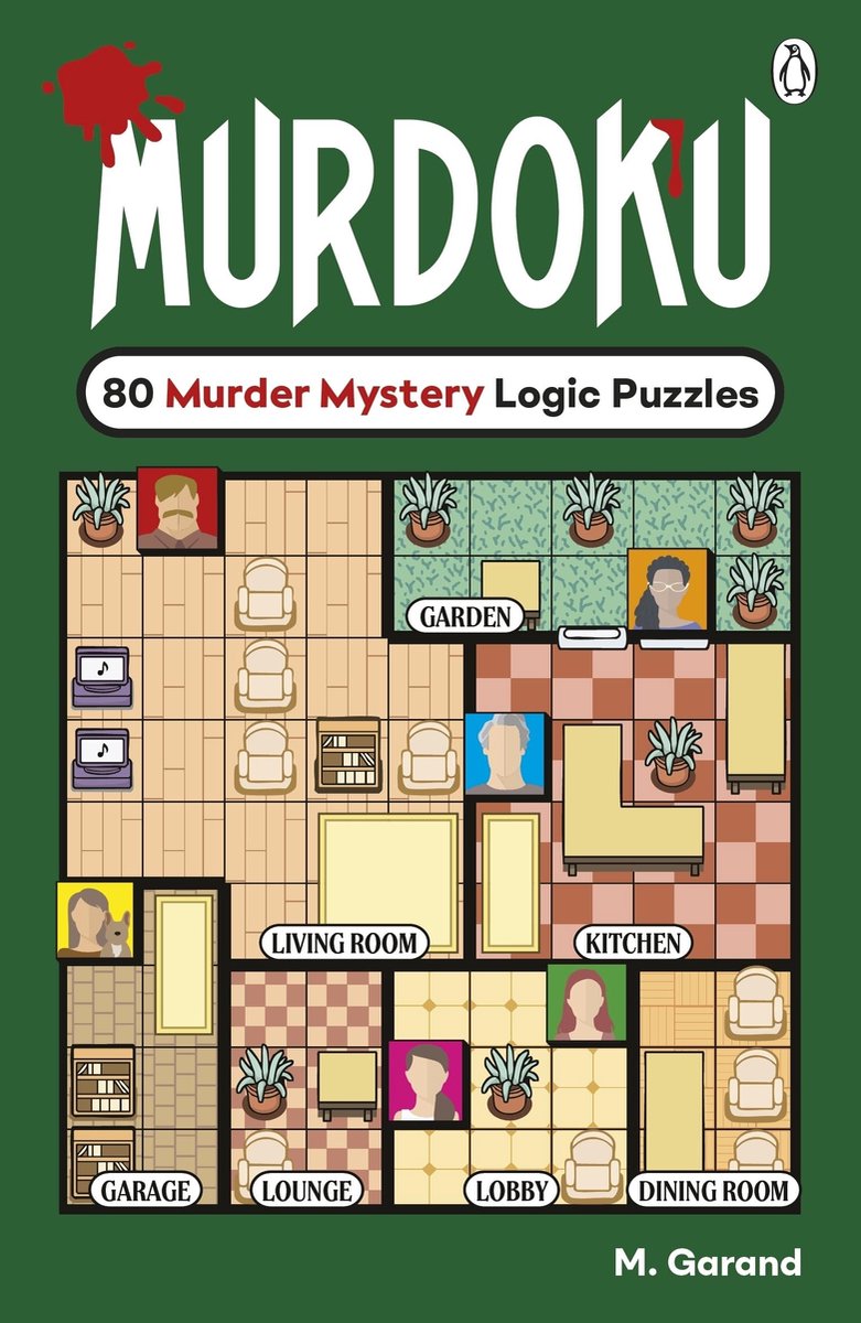 Dailygoods- Puzzels 80 Moordmysterie Logische Puzzels - Puzzelboek - Sudoku - Detectivespel - Moordmysterie - Visueel verslavend