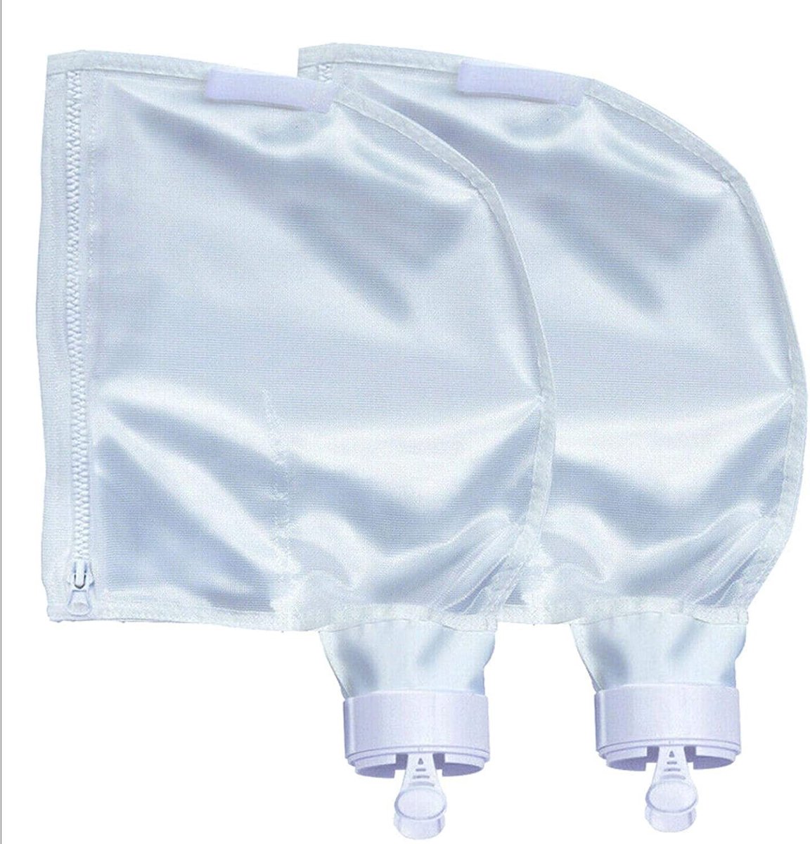 Dailygoods- Pool Cleaner Tas - Multifunctionele Tas - Vervanging voor Polaris 280/480 - Polyester - 34 x 23 x 7 cm - Wit - Inclusief Filterzak