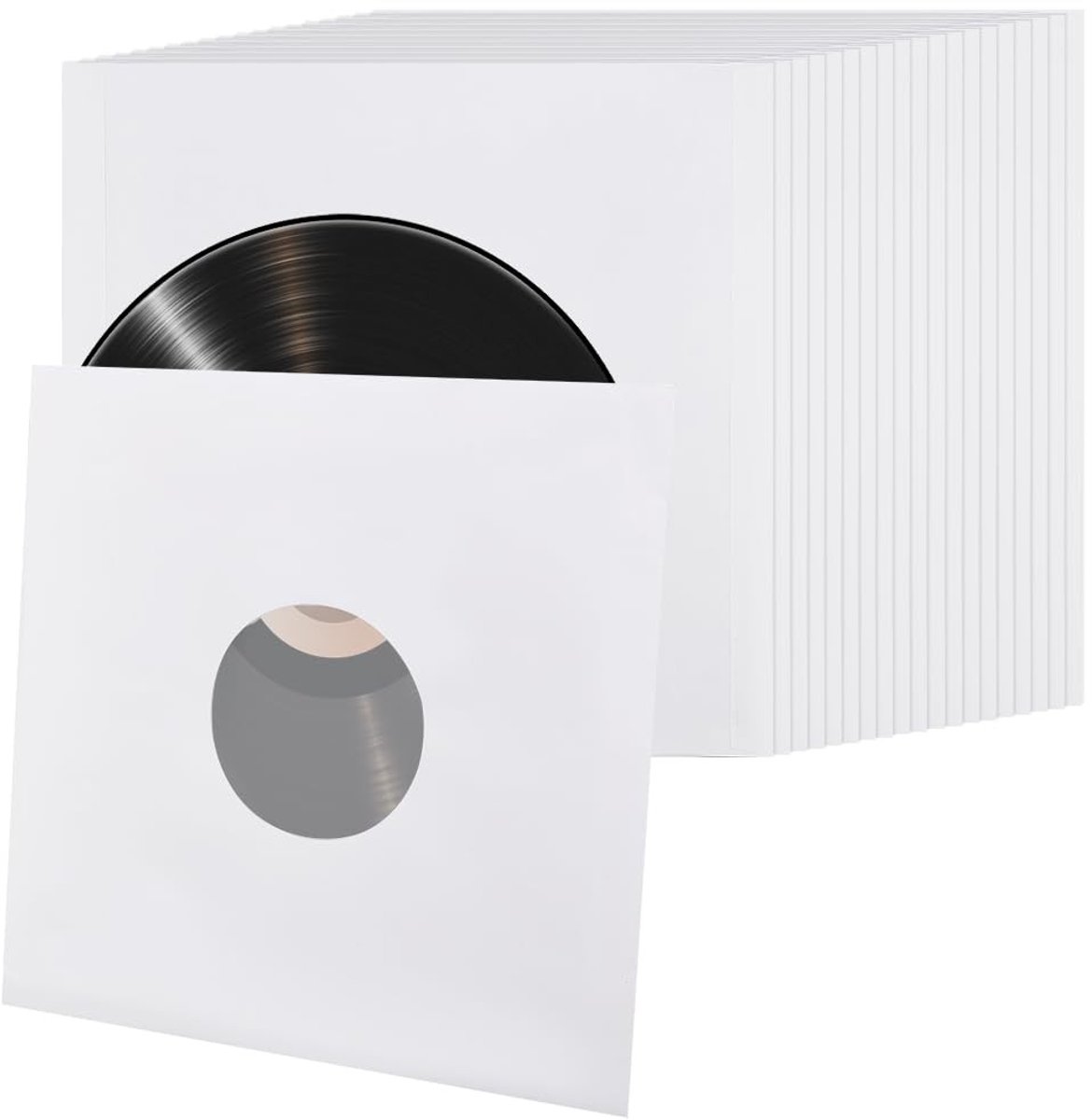 Dailygoods - 20 Stuks Antistatische Platenhoezen voor LP Platen