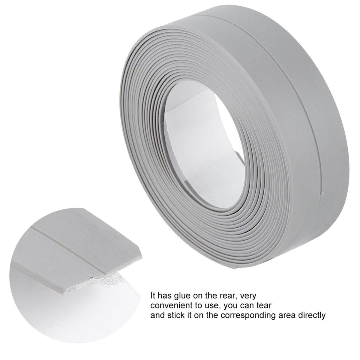 Dailygoods- Afdichtband Waterdicht - Zelfklevend - 2 Rollen - 22mm x 3.2m - PVC - Mouldbestendig - Waterdichte Tape