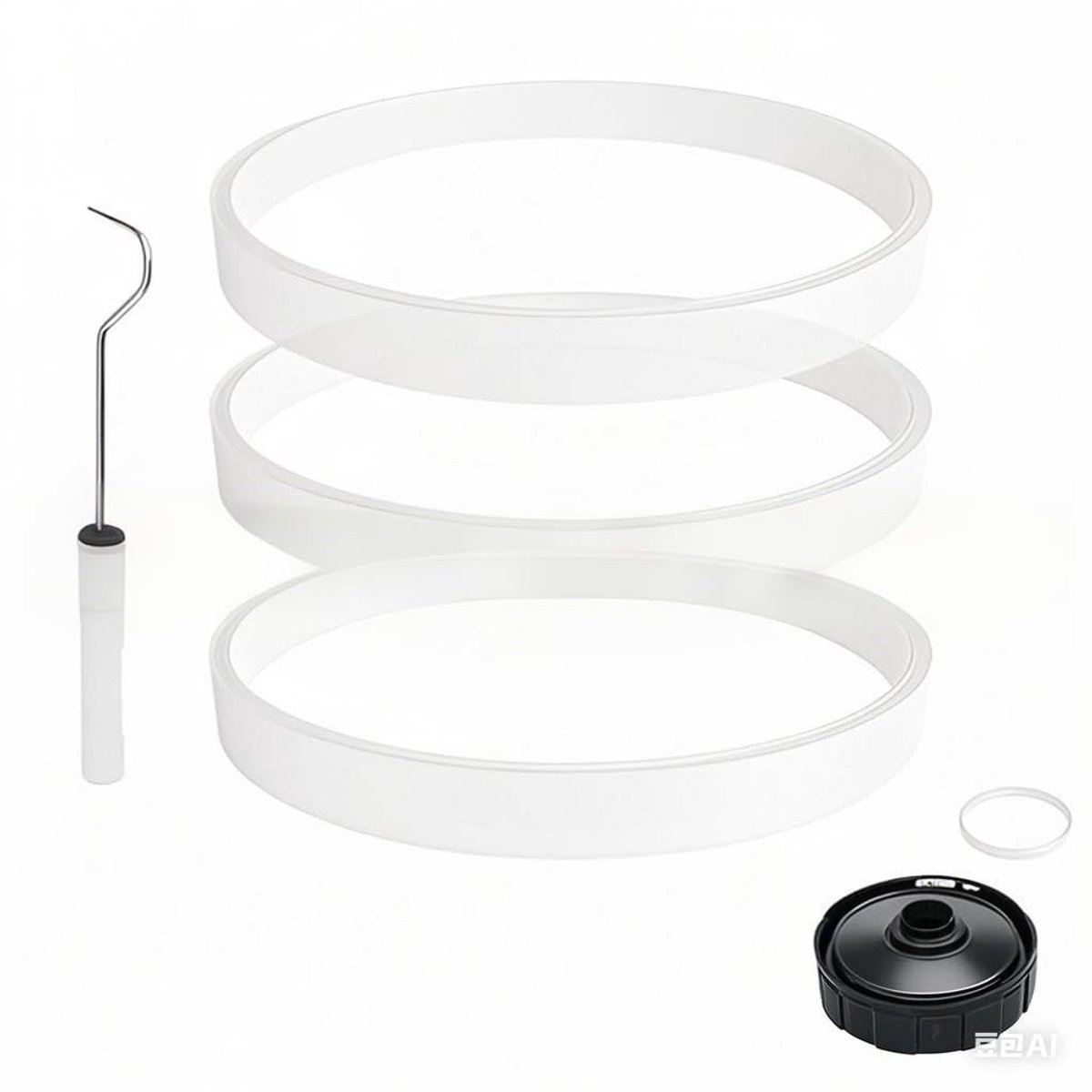 Dailygoods - Set van 3 Vervangende Rubberen O-Ringen voor Blenders