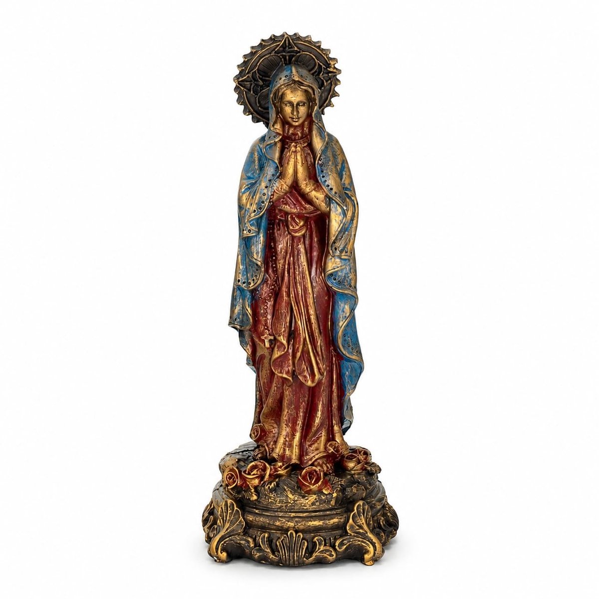 Dailygoods - Gezegend Moeder Maria Standbeeld - Elegante Woondecoratie 20,5 cm