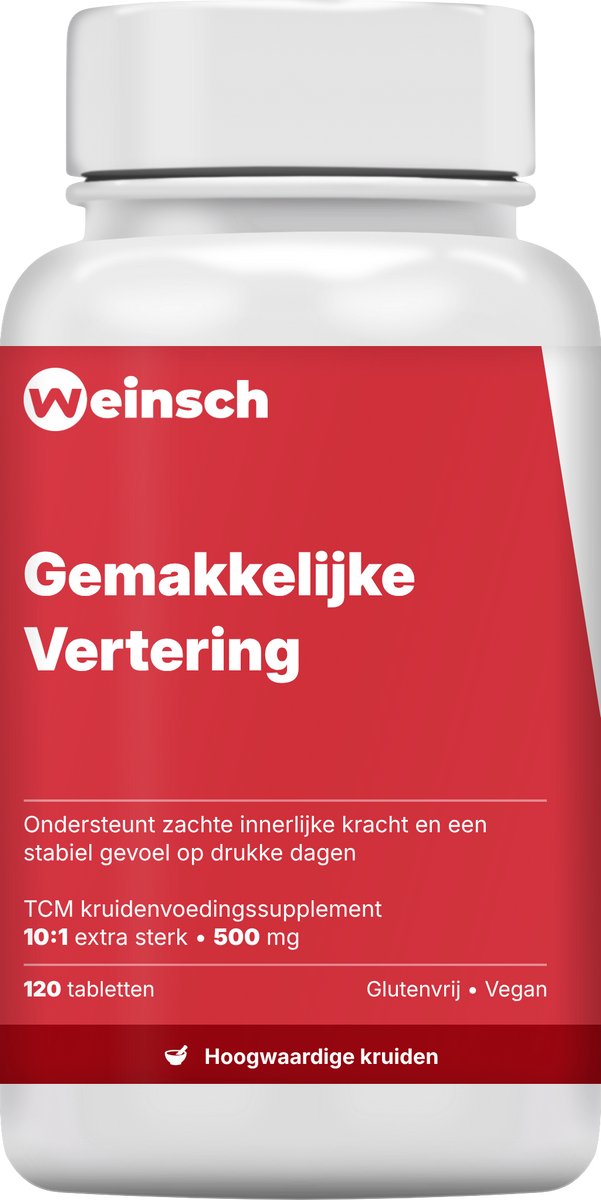 Weinsch Gemakkelijke Vertering (Shen Ling Bai Zhu Pian) | 10:1 extra sterk | 500mg | 120 tabletten