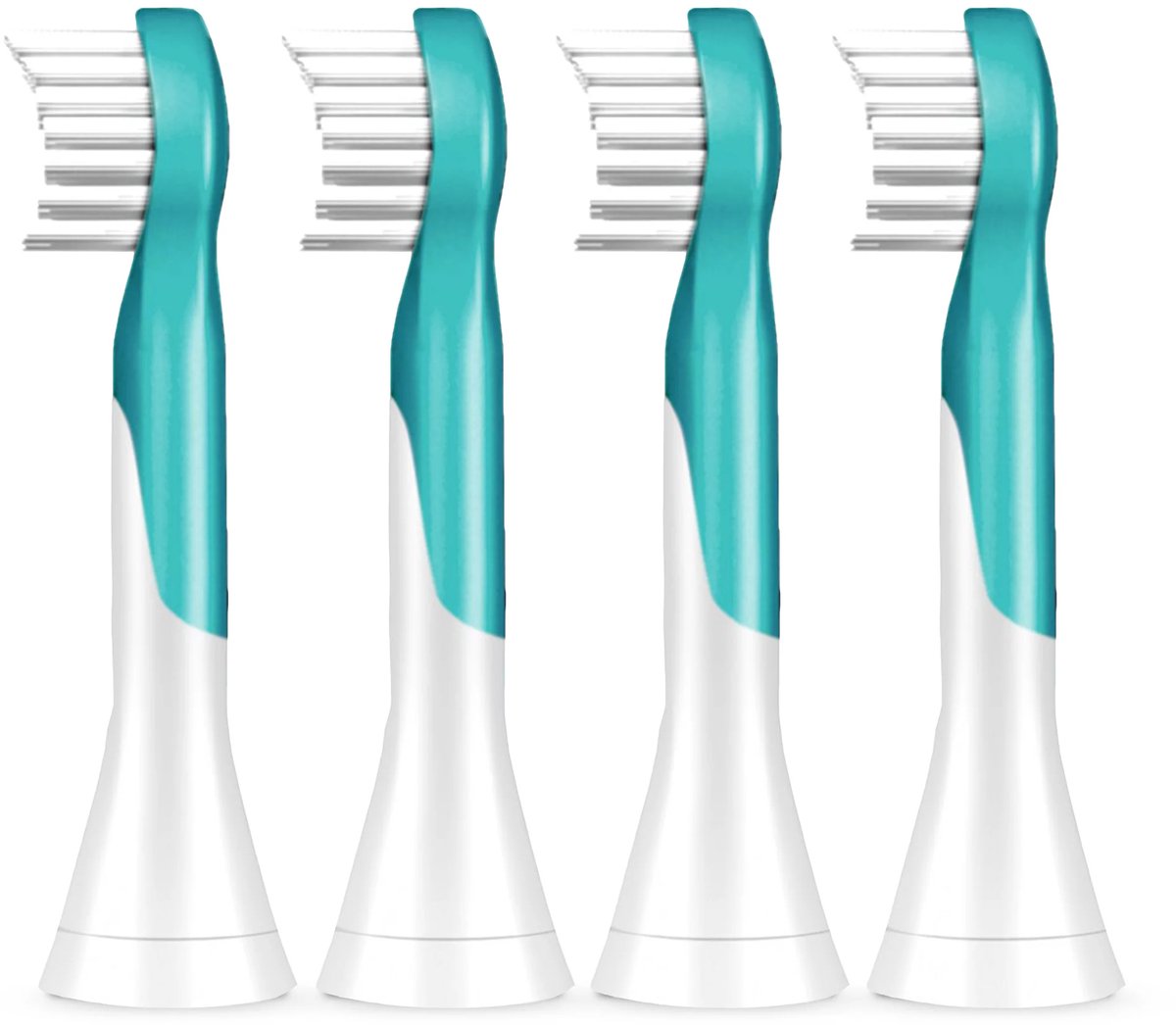 Bol.com Philips Sonicare For Kids HX6034/33 - Opzetborstels - 4 stuks aanbieding