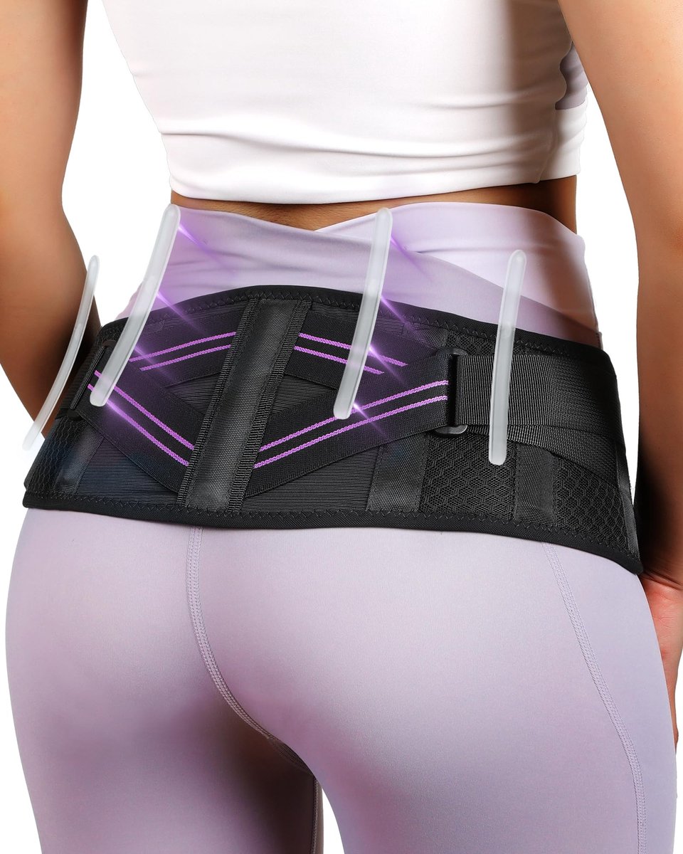 Namajunas - Bekkenband - Bekkenband Zwangerschap - Bekkenband si gewricht voor Heup en Bekken - Verstelbare Bekkenbrace - Orthogordel rug si gewrichten - Heupbrace bij Lage Rugpijn en Ischias - Unisex - Maat L (90-105cm)