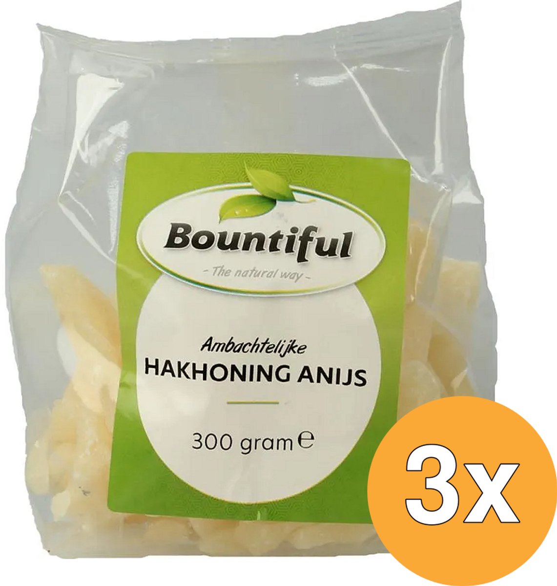 3x Bountiful Hakhoning anijs (300 gr)