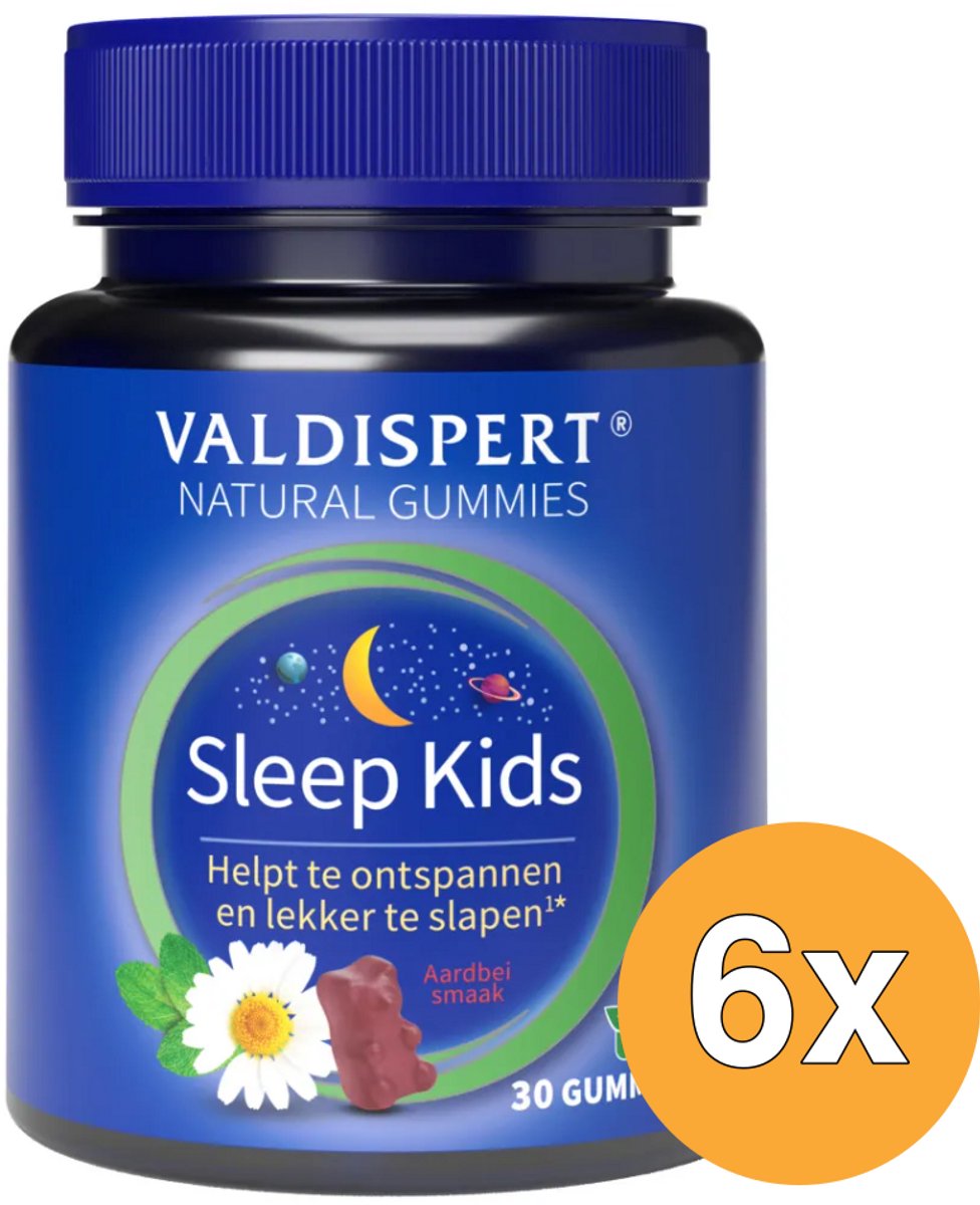 6x Valdispert Kids sleep gummies (30 stuks)