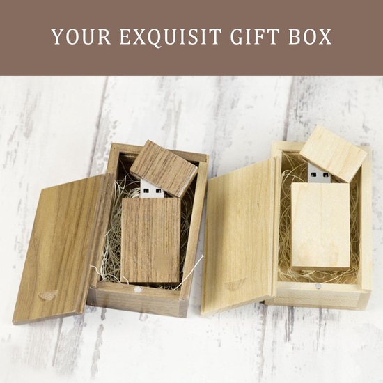 3 stuks houten geschenkdoos, rechthoekig doosje, mini-geschenkdoos, sieradendoos, cadeauverpakking — afbeelding 4