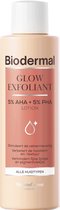 Biodermal Glow Exfoliant, 150 ml - Exfoliant Lotion met 5% AHA + 5% PHA, Stimuleert de celvernieuwing, Verbetert de huidteint en -textuur, Vermindert fijne lijntjes en pigmentvlekjes, voor alle huidtypen