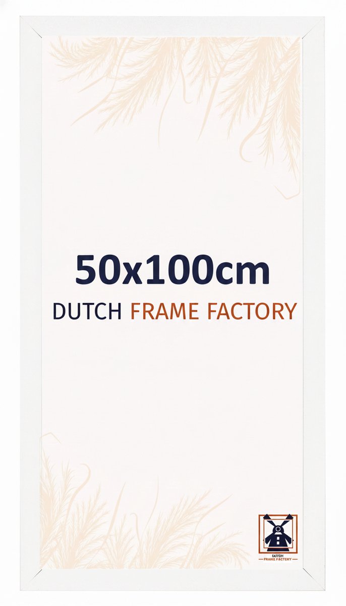 Fotolijst 59x84 cm - MDF - Wijnrood Geveegd - Benno