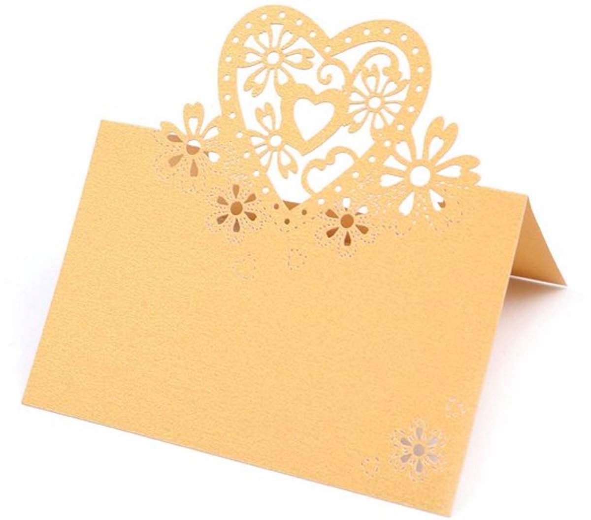 Dailygoods- Tafelnummer 20 Stuks - Hartvormig - Bruiloft Decoratie