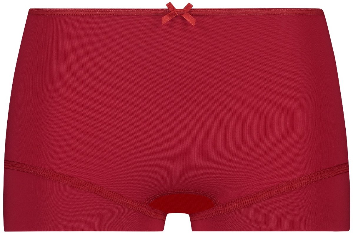RJ Pure Color Dames Short Donkerrood S