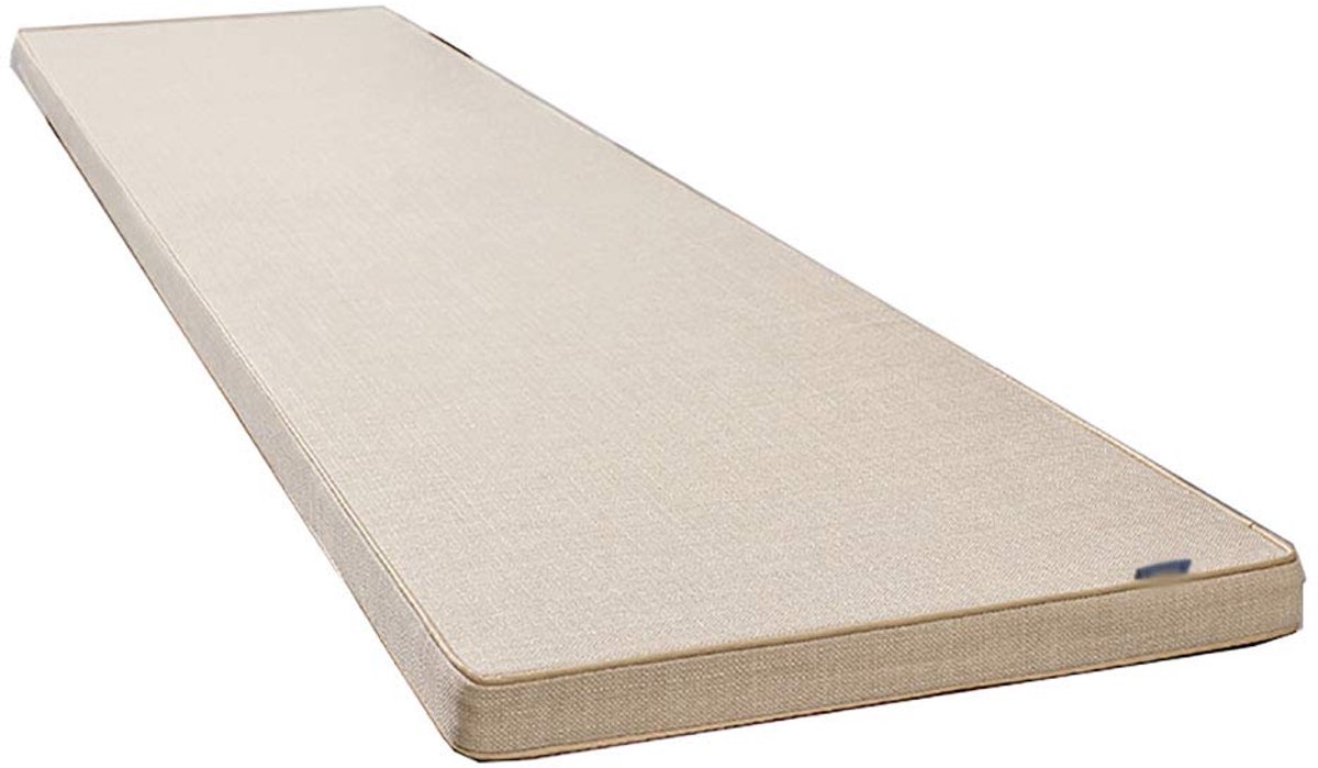 wangk Tuinbankkussen, 2 of 3 zitsbank Mat Pad Patio Bench Pad ligkussen Vervanging Matras Pad Indoor Outdoor Patio Rechthoek Bank Kussen-Beige 150×50×8cm (59×19×3.2,5 cm)