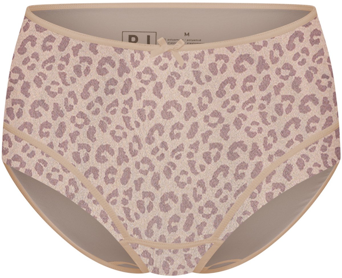 RJ Pure Fashion Dames Maxi Brief Caffè Leopard M
