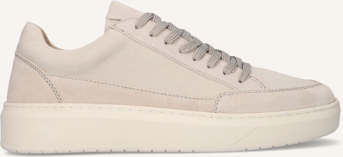 MACE Enzo-23 Sneakers Heren - Leren Sneaker - Grijs - Maat 41